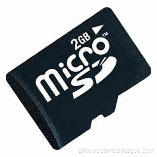 Micro SD Card with 1/2/4/8/16/32GB Full Capacity, FCC/CE/RoHS Mark